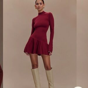 Meshki Blair Knit Mini Dress